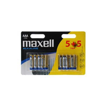 Maxell LR03 AAA 1,5V alkaliparisto 5+5 10-pack (20pkt/ltk)