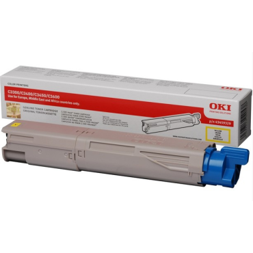 OKI C3300/C3400/C3600 Yellow toner 2,5K 43459329 | OKI