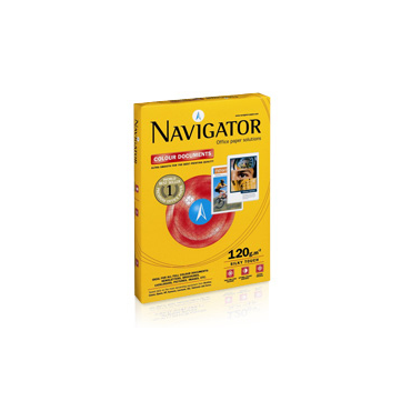 NAVIGATOR Colour Documents A4 120g kopiopaperi 250arkkia/pkt 8pkt/ltk | Väritulostuspaperit