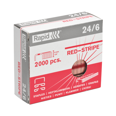 RAPID Red Stripe 24/6 nitomanasta kupari