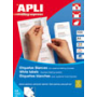 APLI tulostustarra 21-jak 70x42,4xmm valkoinen 100kpl/pkt | Tarrat